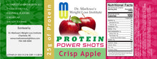 Load image into Gallery viewer, 12 Pack Crisp Apple Protein Shots
