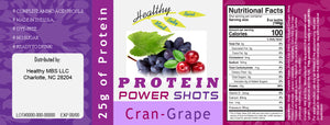 12 Pack Crangrape Protein Shot