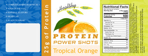 12 pack Orange Protein Shot