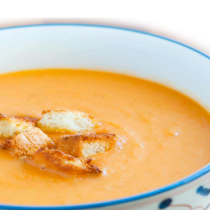 Vegetable Soup with Croutons
